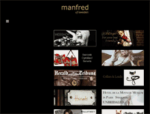 Tablet Screenshot of manfredofsweden.com