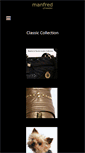 Mobile Screenshot of moscollection.manfredofsweden.com
