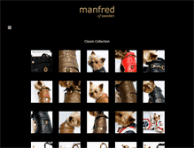 Tablet Screenshot of moscollection.manfredofsweden.com